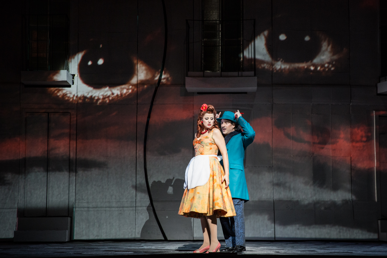 Daniela Obēra komiskā opera "Fra Diavolo" ("Brālis Sātans"), Opera di  Roma, 2017. Režisors Džordžo Barberio Korseti // Publicitātes foto